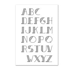 POSTER ALPHABET ADULTE RETRO (POST0006)