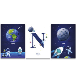 Poster Thème Espace et Planètes