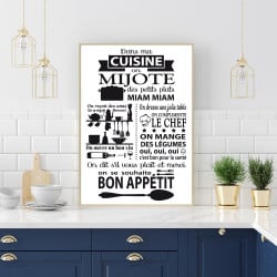 POSTER DANS MA CUISINE (POST0008)