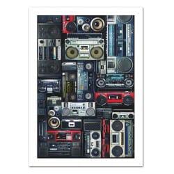 POSTER RADIO K7 VINTAGE (POST0032)