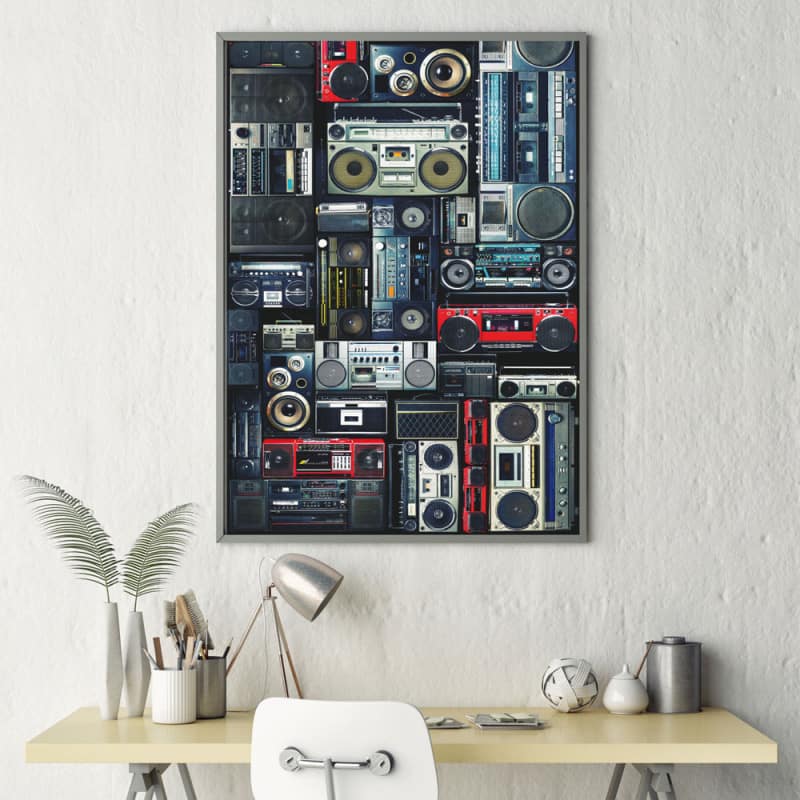 POSTER RADIO K7 VINTAGE (POST0032)