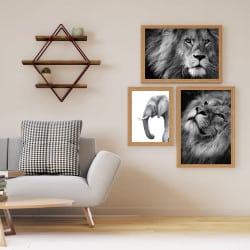 POSTER LION CRINIERE (POST0035)