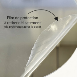 lettre plexigglass miroir argent