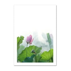 POSTER PAYSAGE LOTUS (POST0037)