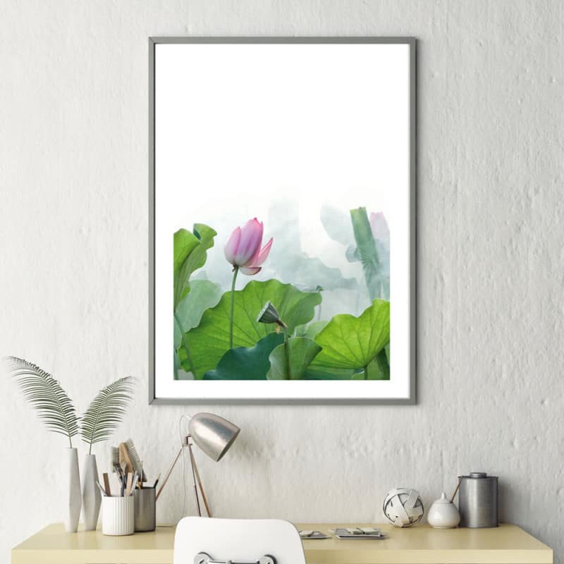 POSTER PAYSAGE LOTUS (POST0037)