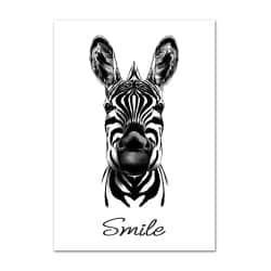 POSTER ZEBRE SMILE (POST0051)