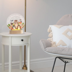 veilleuse led animaux de la forêt lampe décorative chambre enfant