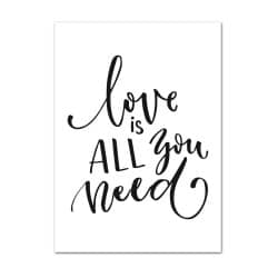 POSTER LOVE IS ALL YOU NEED (POST0106)