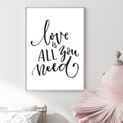 POSTER LOVE IS ALL YOU NEED (POST0106)