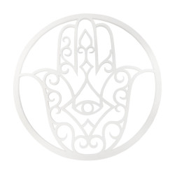 Dessous de verre islam main de fatma blanc