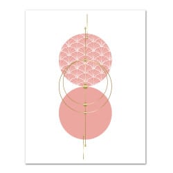 POSTER PINK GOLG CIRCLE (POST0139)