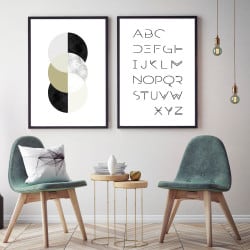 POSTER CHIC MARBRE ROND (POST0146)