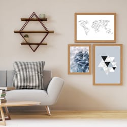 POSTER CHIC MARBRE TRIANGLE (POST0147)