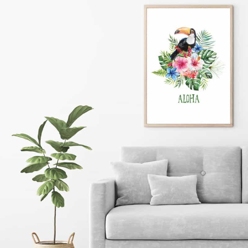 POSTER ALOHA TOUCAN (POST0167)