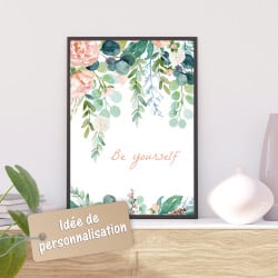 POSTER FEUILLES PERSONNALISABLE (POST0175)