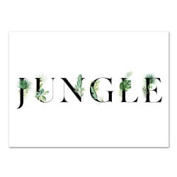 POSTER JUNGLE CALLIGRAPHIE (POST0177)