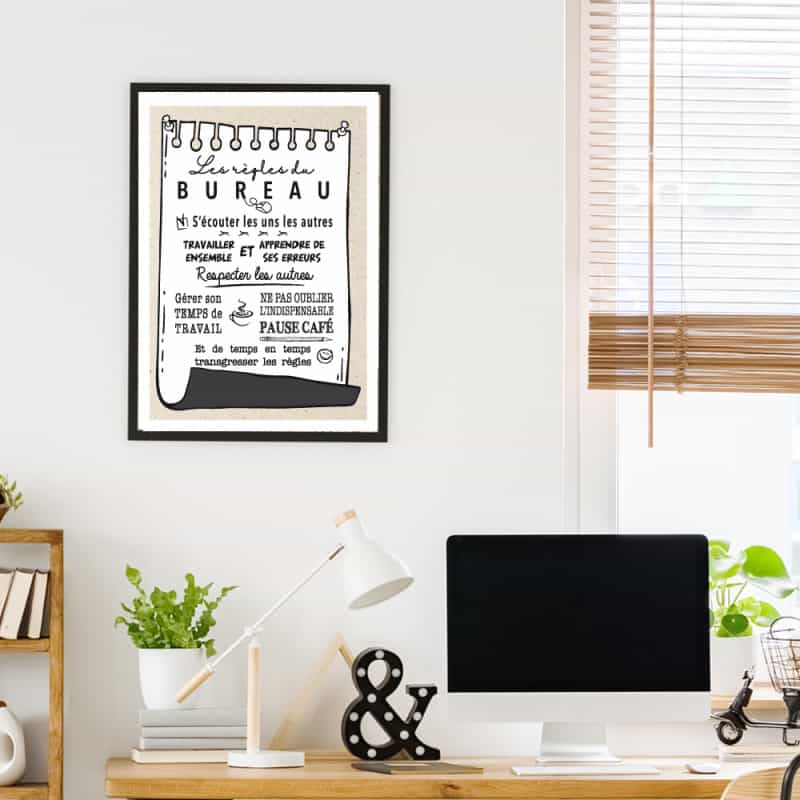 POSTER LES REGLES DU BUREAU (POST0181)