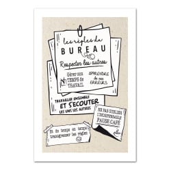 POSTER POST-IT DU BUREAU (POST0182)