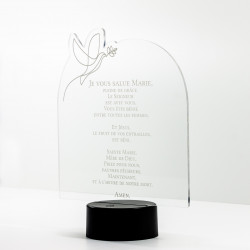 Veilleuse Je vous salue Marie RGB télécommande