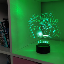 lampe veilleuse led manga couleur lumière vert