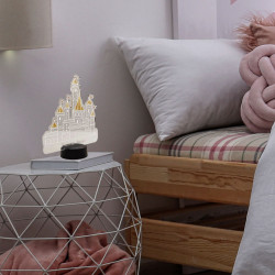 veilleuse led château de princesse décoration chambre fille