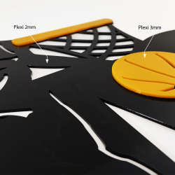 tête de lit thème basketball en plexigglass