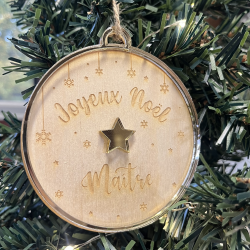 cadeau maitre noel décoration sapin