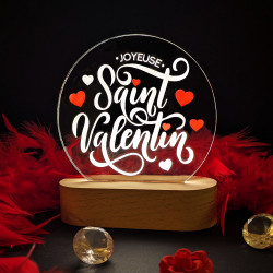 veilleuse led saint valentin ambiance