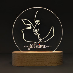 veilleuse je t'aime pour cadeau saint valentin