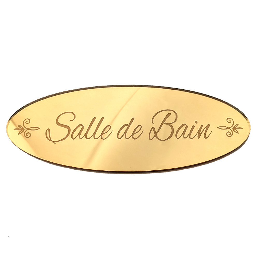 plaque salle de bain en miroir or plaque salle de bain en miroir or
