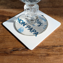 Sous-verre décoration apéro meilleur papa