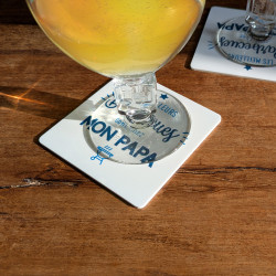 sous-verres personnalisés meilleur barbecue cadeau papa