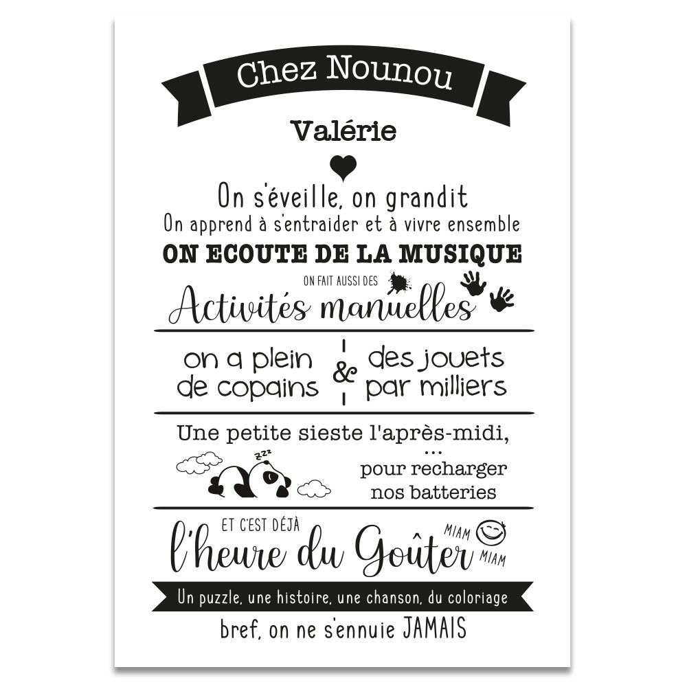 Poster Chez Nounou Poster Chez Nounou