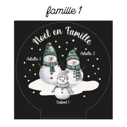 Veilleuse Noël Famille