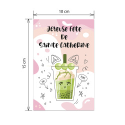 Carte Ste Catherine 10x15cm