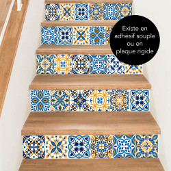 contremarches Azulejos en adhésif ou pvc