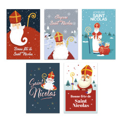 Cartes illustrées Saint Nicolas