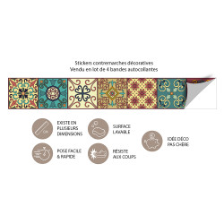 contremarche adhésives