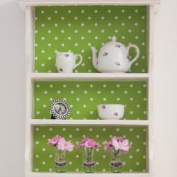 ADHESIF AU METRE ASPECT POIS VERT