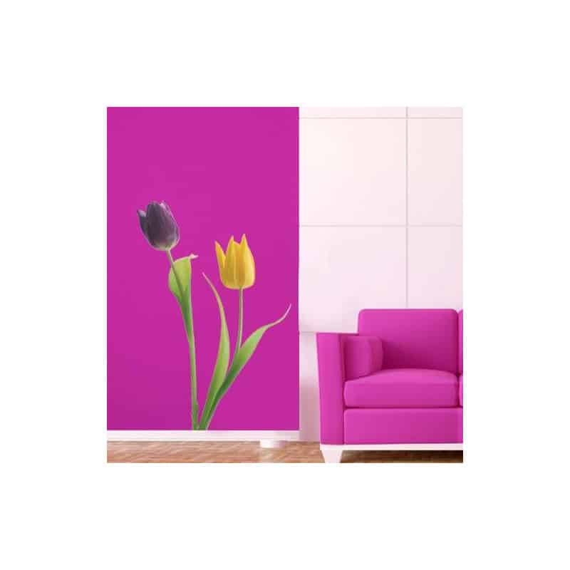 STICKERS FLEURS D'UNE "TULIPE" (B0216)