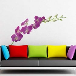 STICKER ORCHIDEE (B0218)