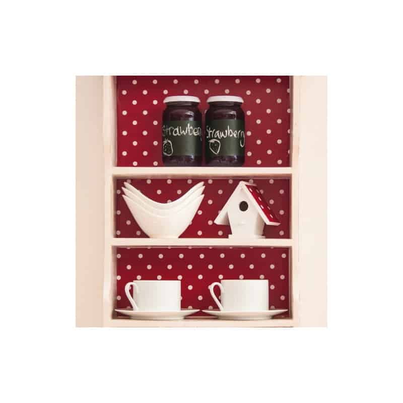 ADHESIF AU METRE ASPECT POIS ROUGE ADHESIF AU METRE ASPECT POIS ROUGE