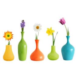 STICKER VASES FLEURIS (B0285)