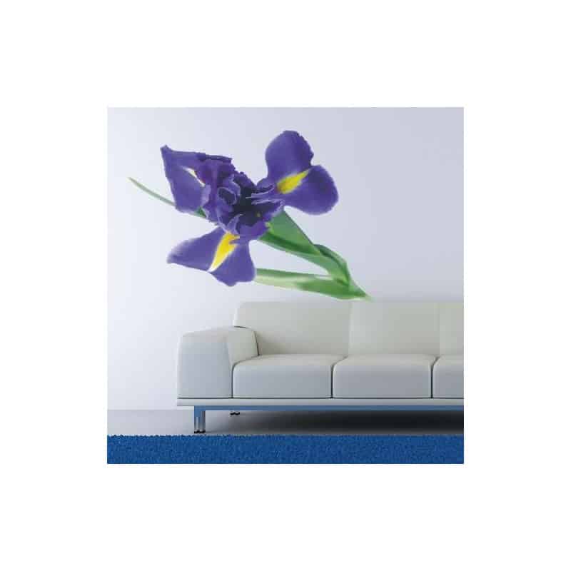 STICKERS FLEURS "IRIS" (B0312)