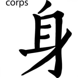 STICKERS SYMBOLE CORPS (C0029)