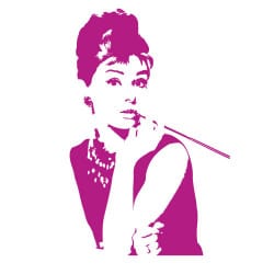 STICKERS AUDREY HEPBURN (D0066)