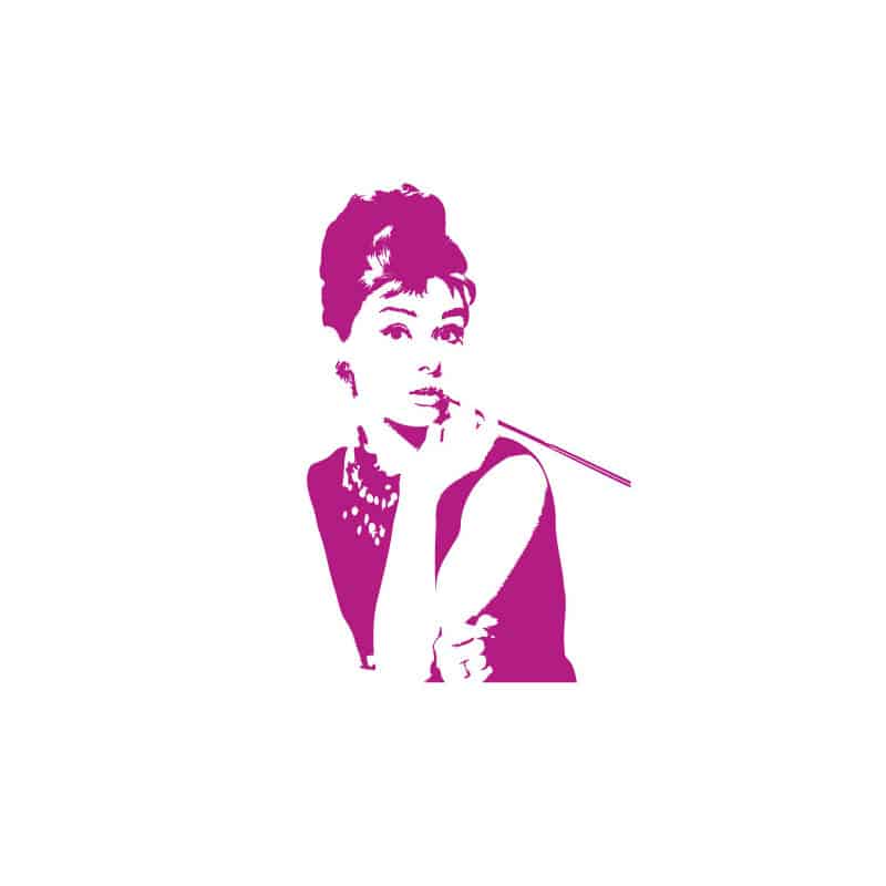 STICKERS AUDREY HEPBURN (D0066)