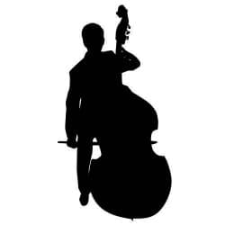 STICKER VIOLONCELLISTE HOMME (D0671)