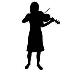 STICKER VIOLONCELLISTE FEMME (D0672)