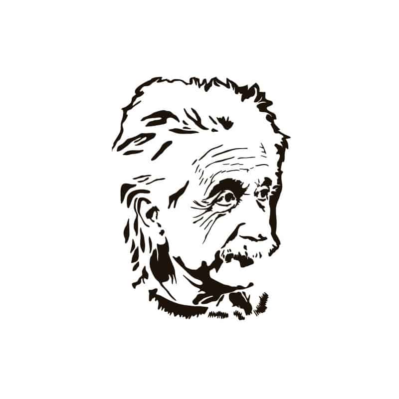 Sticker Albert Einstein O0047